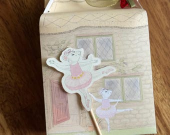 Ballerina muis cupcake toppers