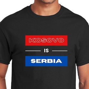Kosovo is Serbia Unisex Cotton T-Shirt, Serbian Tee, Balkan Shirt, Kosovo Clothing, Srbija Top, Serbia Support Shirt, Serbian Heritage Gift