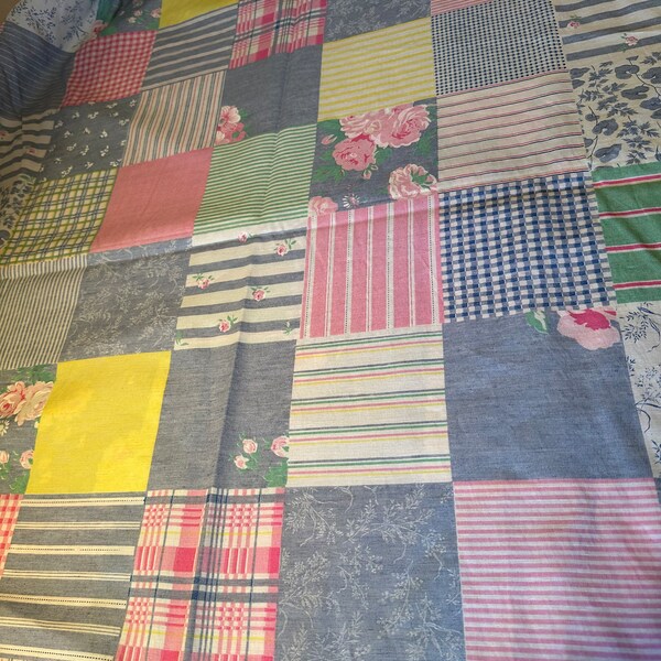Patchwork Fabric - Etsy