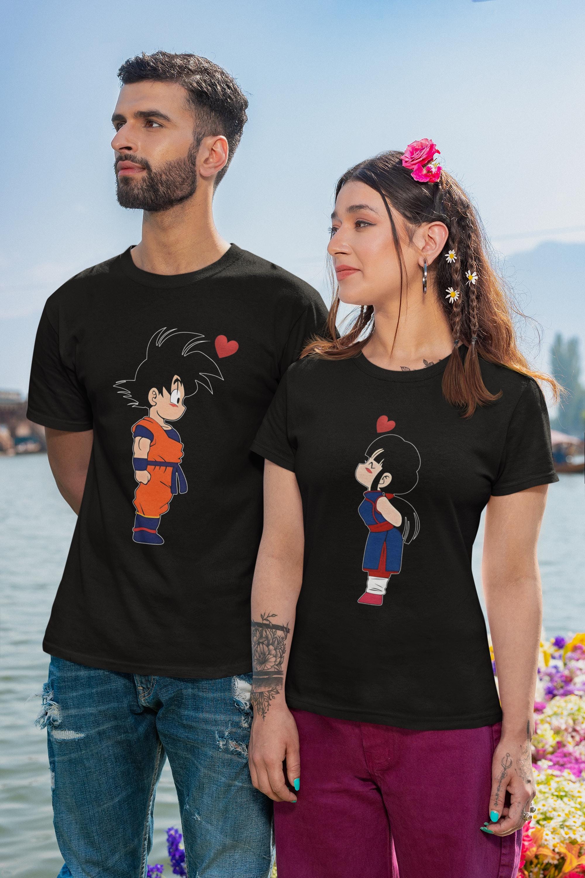 Goku or Milk Chi Chi Couple Tshirt, Dragon Ball Tshirt, Goku