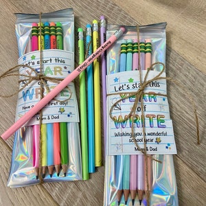 Personalized pencils, custom teacher pencils, engraved pencils, pastel pencils, personalized pencils for student, back to school gift