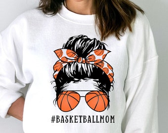 Basketball Mom Pullover  Basketball shirt for Women  Gameday Shirt  Basketball Pullover  Basketball Pullover for momPersonalized Sweatshirt