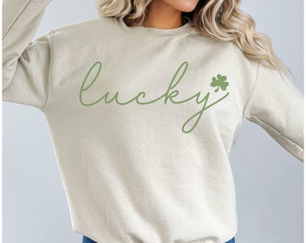 St pattys day sweatshirt for women St Patricks day crewneck college apparel Irish pullover sweater St Paddy’s dayPersonalized Sweatshirt
