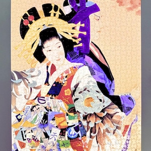 芸者アート 森田春代 ポスター 森田春代四枚美人の画一枚