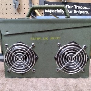 Small Arms Can custom bluetooth ammo can boombox speaker