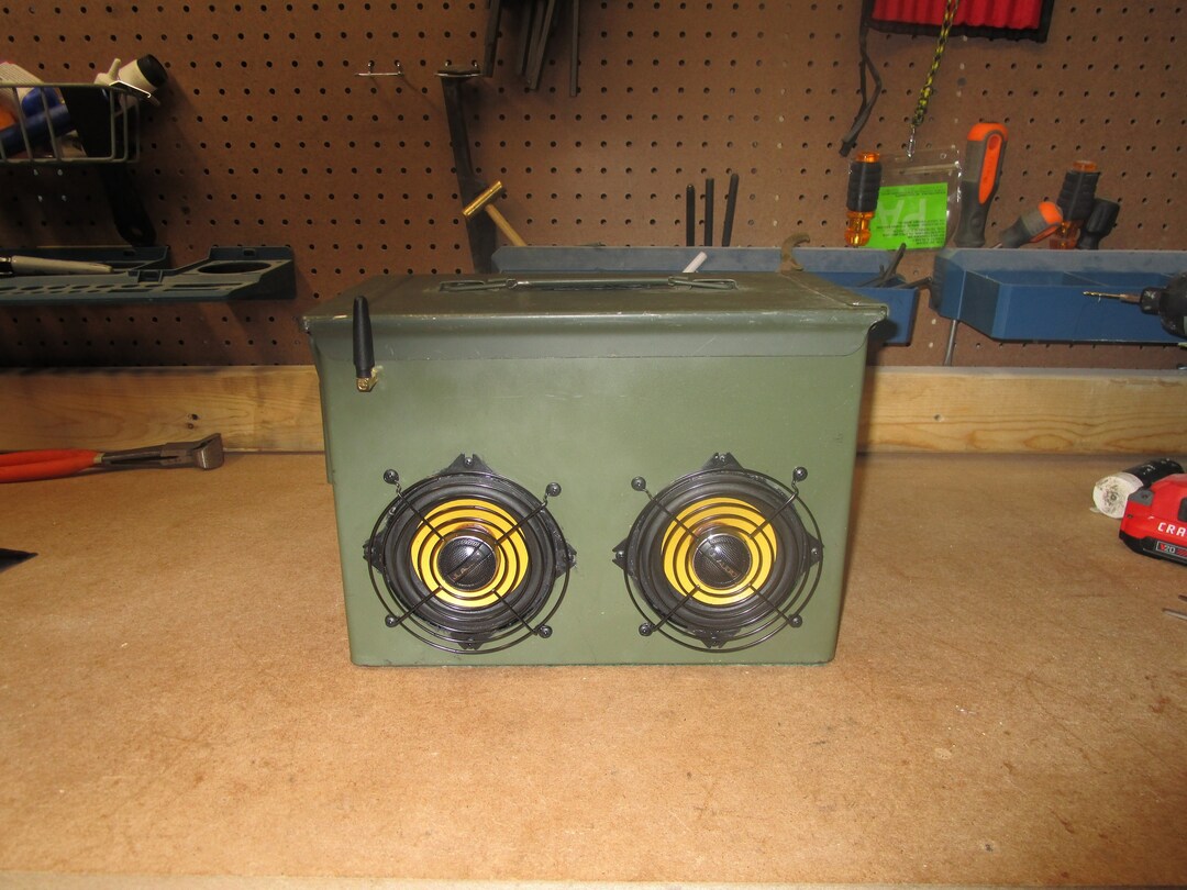 Battle Can Custom Ammo Can Bluetooth Speaker Boombox Premium JL Audio Etsy