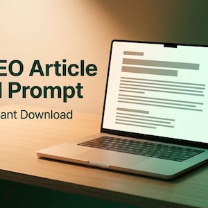 SEO Blog Article AI Prompt for ChatGPT and Claude | WordPress and Wix SEO Content Generator | Ranks on Google + Free Indexing Guide