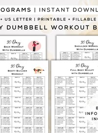 30 Day Kettlebell Challenge | 30 Day workout Digital | Kettlebell Fitness | Home Workout Planner | Body Build Challenge | Kettlebell