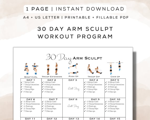 30-Day Arm Training Challenge