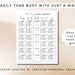 30 Day Ab Wall Workout Printable + Interactive PDF | Easy to Follow Home Workout, Beginner ...