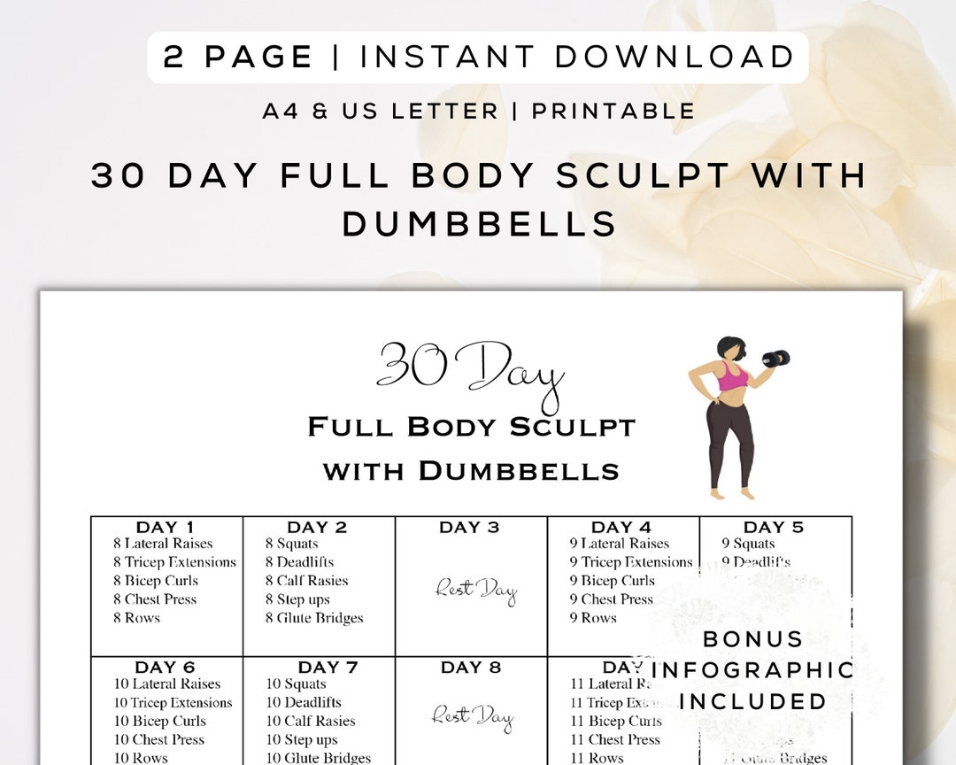 Quick hexalogic upper body dumbbell workout