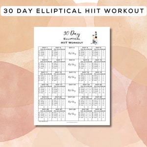 30 Day Cardio Workout Bundle Printable + Interactive PDF | 5 Programs ...
