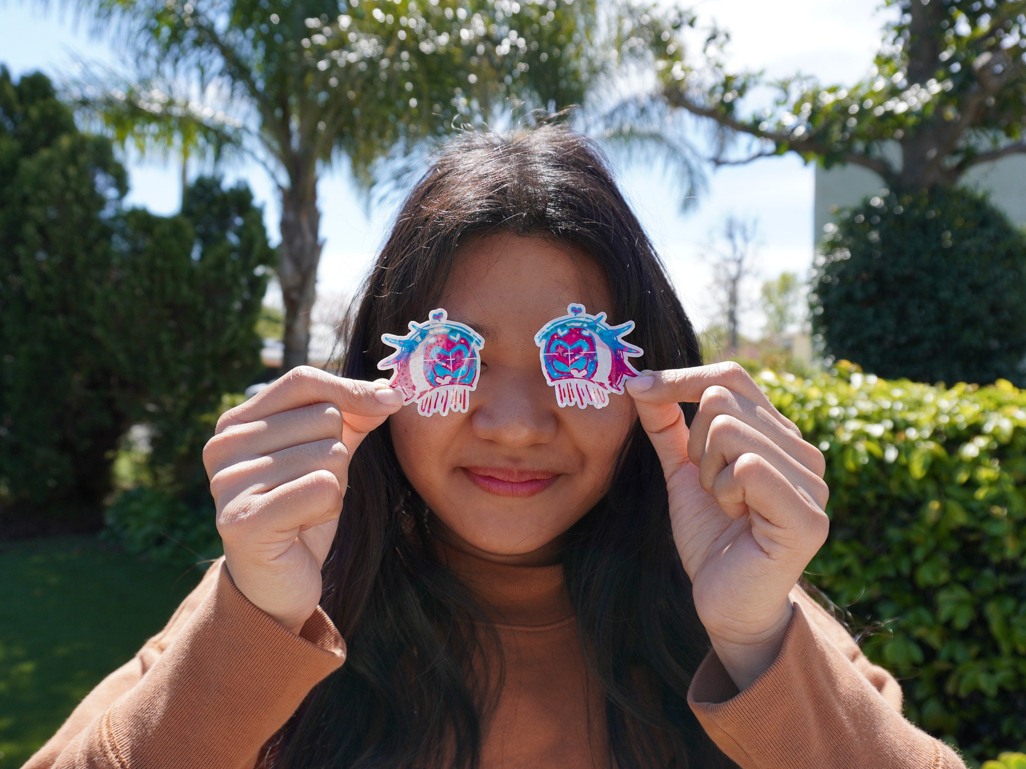 Holographic Anime Eye Sticker Bundle Holographic Kawaii Etsy