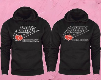 King & Queen Hoodies