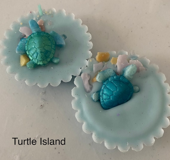 Turtle Island Sea Turtle Beach Themed Wax Melts Wax Brittle