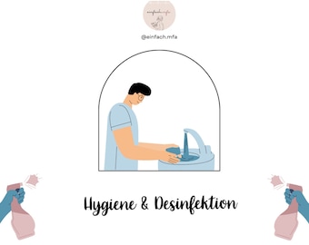 Hygiene & Desinfektion Lernzettel pdf A5 13 Seiten