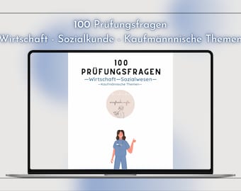 100 Prüfungsfragen + Lösungen MFA Ausbildung Wirtschaft, Sozialkunde, Kaufmännische Themen