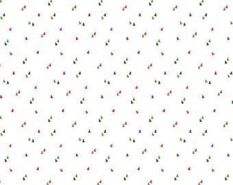 Riley Blake Seasonal Basics White Trees | Tiny Trees Tone on Tone | Riley Blake | Christmas Fabric