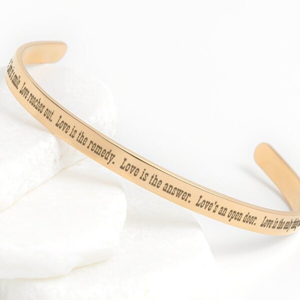 Love Wins - Carrie Underwood - Bracelet - Minimalist Jewelry