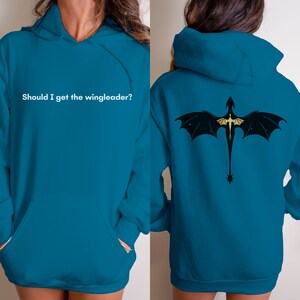 Fourth Wing Dragon Hoodie: Tairn Quote, Unisex Sweatshirt
