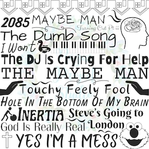 The Maybe Man - AJR - Álbum The Maybe Man - svg, png, jpg - Download instantâneo