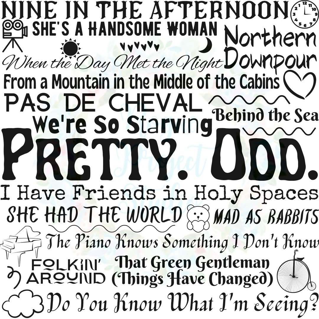 Pretty. Odd. Pretty Odd Patd Svg Png Jpg Instant Etsy