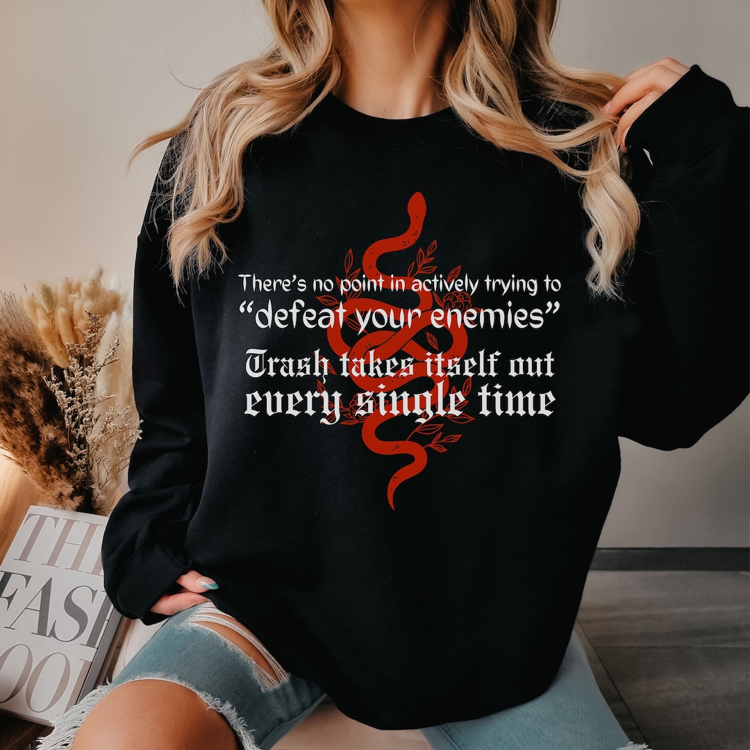Trash Takes Itself Out Every Single Time - Reputation - Unisex Heavy ...