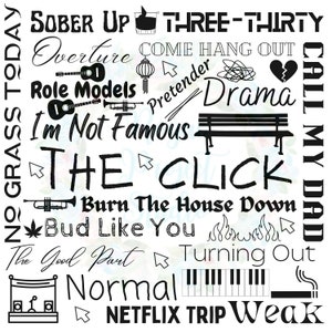 The Click - AJR - svg, png, jpg - AJR Merch - Instant Download