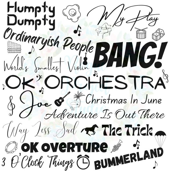 Ok Orchestra - AJR - Album Art - svg, png, jpg - Download immediato