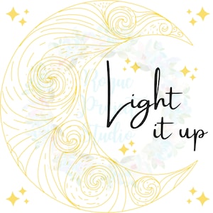 Light It Up - Crescent City - Sarah J Maas - svg, png, jpg - Instant Downloaden