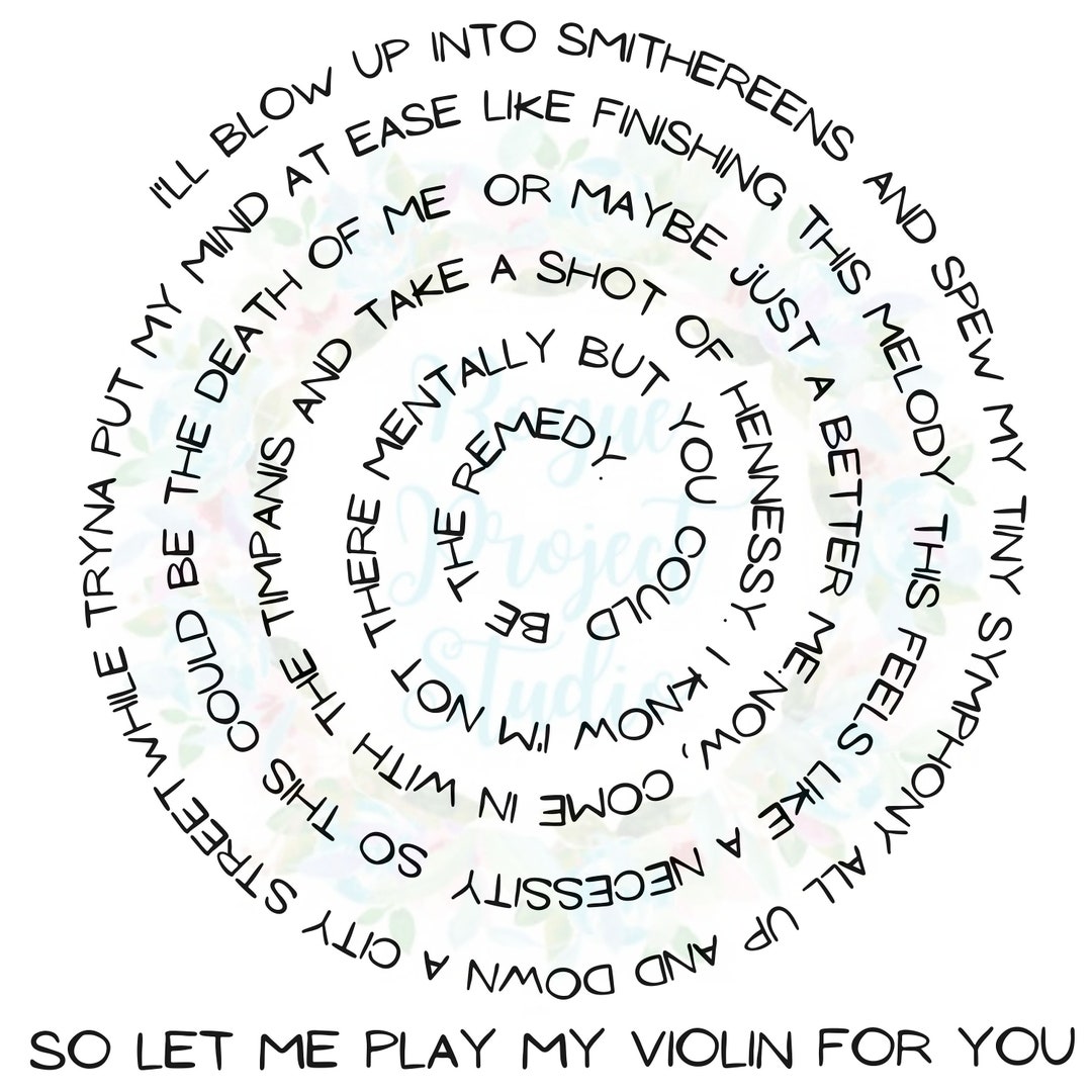 World's Smallest Violin AJR Svg, Png, Jpg Instant Download Etsy UK