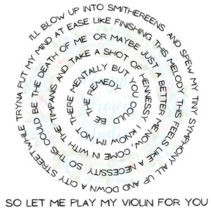O menor violino do mundo - AJR - svg, png, jpg - Download instantâneo