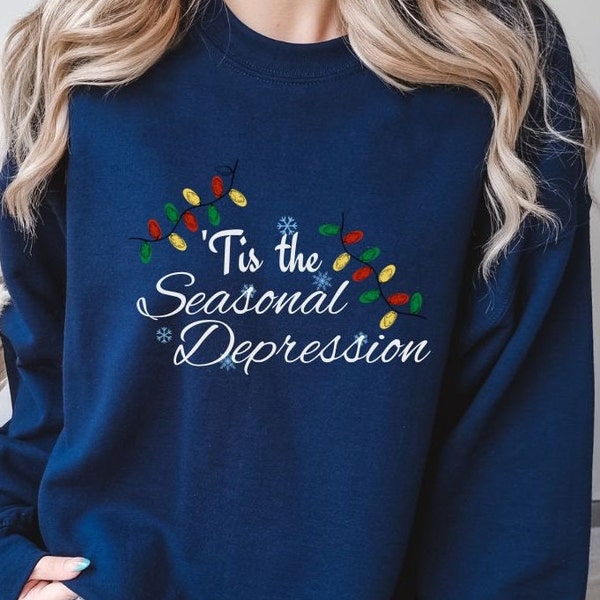 Cheerful Holiday Sweatshirt, Cozy Gift, Unisex Crewneck, Family Gathering Wear, Seasonal Fashion, Cute Winter Apparel