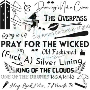 Pray for the Wicked - P!atD - svg, png, jpg - Download immediato