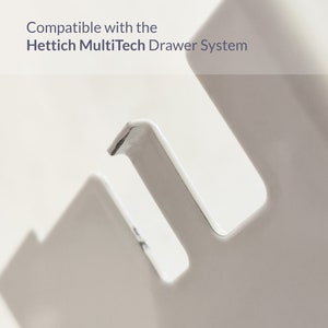 Hettich MultiTech Drawer Front Connector Fixing Bracket Replacement Kit 3D printed 08855 08856 08857 08858 image 6