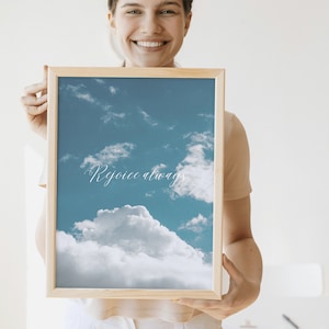 Rejoice Always Digital Print | Bible Verse | Home Decor | 1 Thessalonians 5:16