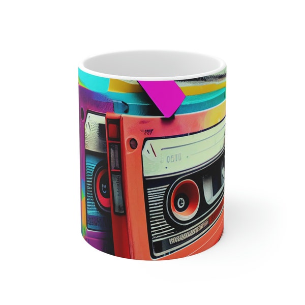 Oldschool Music Studio Ceramic Mug 11oz