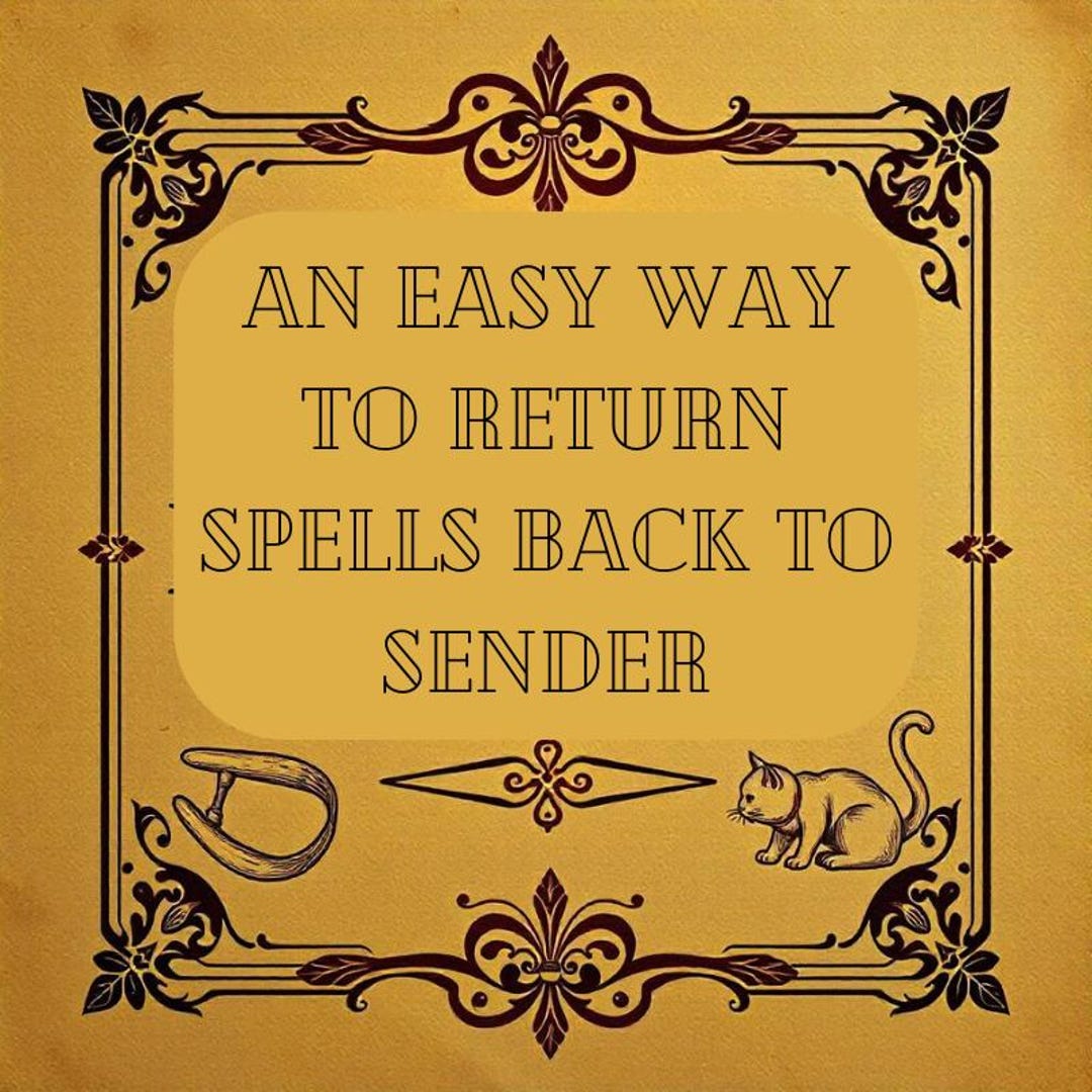 An Easy Way to Return Spells Back to Sender - Etsy