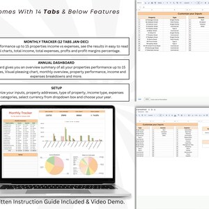 Landlord Rental Property Google Sheet Spreadsheet Template. property management tool designed for landlords to effortlessly manage their income and expenses.This Google Sheets template offers an automated summary of all transactions for each property