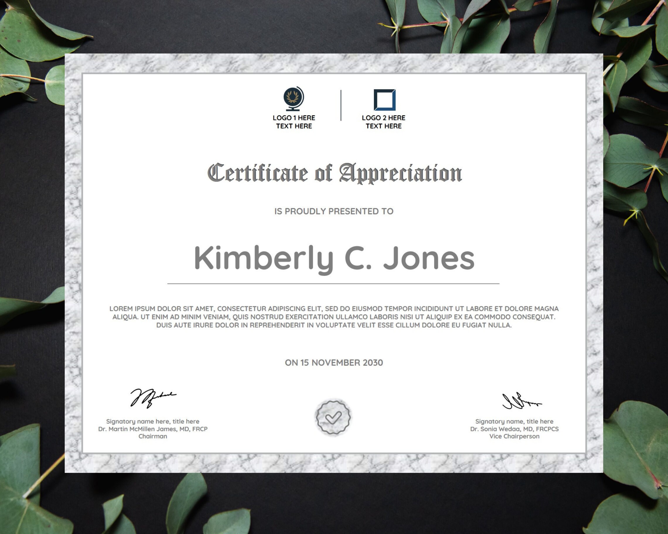 Certificate of Appreciation Template Clean Template Certificate of