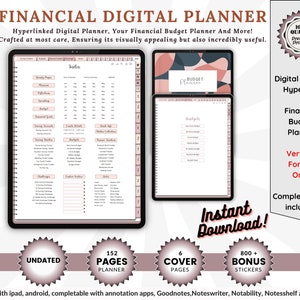Digitaler Budgetplaner: Fibu-Planer für Goodnotes, Notability (iPad)