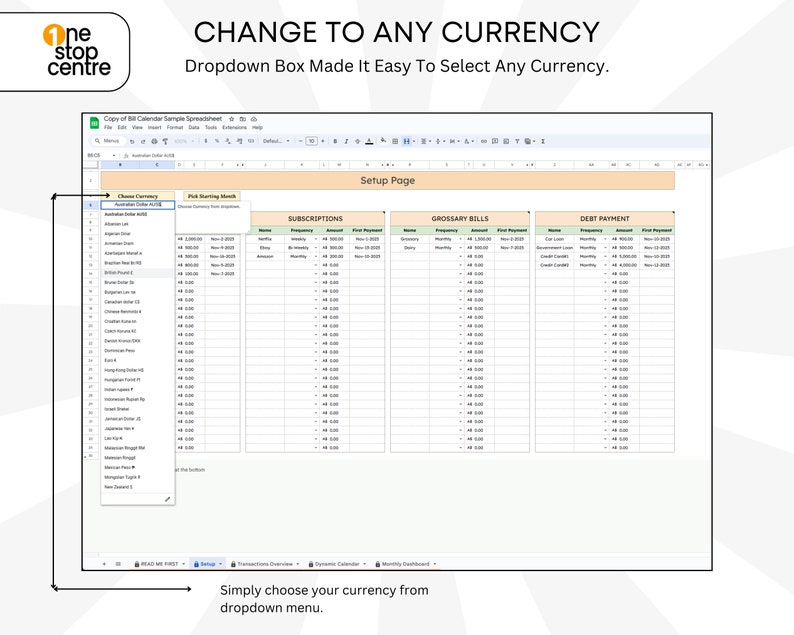 Smart Bill Calendar Planner Tracker Google Spreadsheet Template, Dynamic Bills Calendar, Monthly Bill Organizer Payment Dashboard, Financial. Effortlessly manage your bills with our user friendly bill tracker Add your bills and due dates.