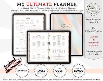 Ultimate Digital Planner: Goodnotes & Notability Compatible (Digital Download)