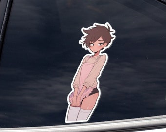 Stay-At-Home Boy Wife - Cute Aesthetic Femboy Sticker