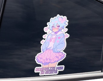 Pastel Femboy - Cute Aesthetic Femboy Sticker