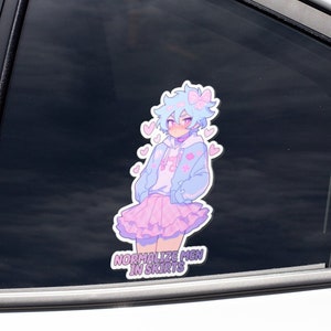 Pastel Femboy - Cute Aesthetic Femboy Sticker