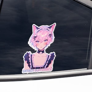 Catboy Maid - Cute Aesthetic Femboy Sticker