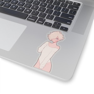 Leotard Femboy - Transparent Cute Aesthetic Femboy Sticker