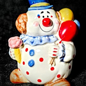 Vintage- Josef Originals- Clown Bank