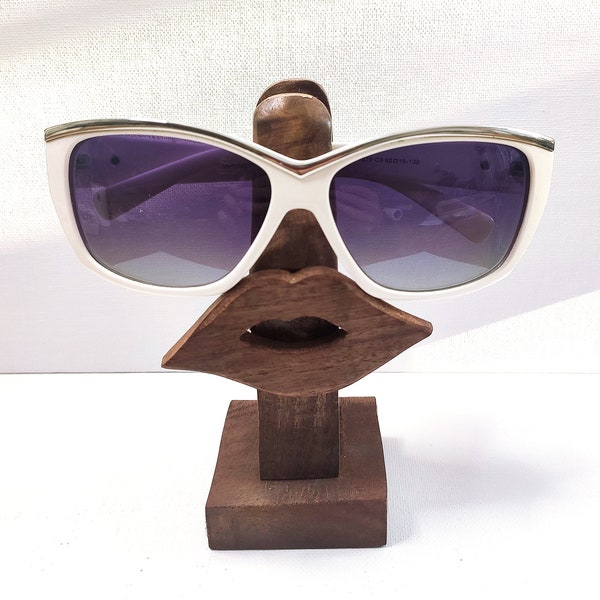 Wooden Eyeglass Stand | Novelty Spectacles Holder | Fun and Unique Gift For Women